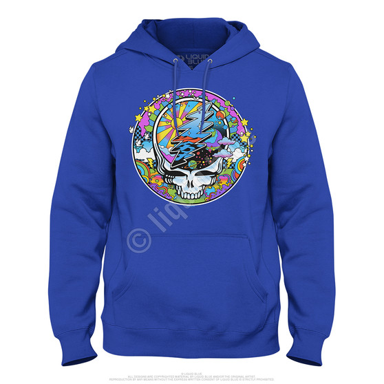 Liquid Blue Mod Max SYFace Blue Hoodie