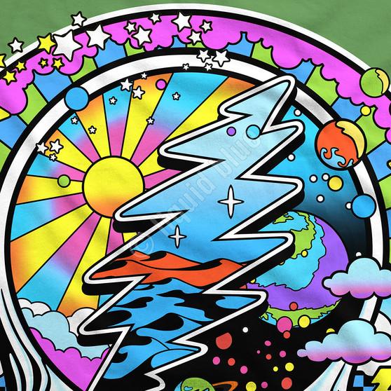 Liquid Blue Mod Max SYFace Green T-Shirt