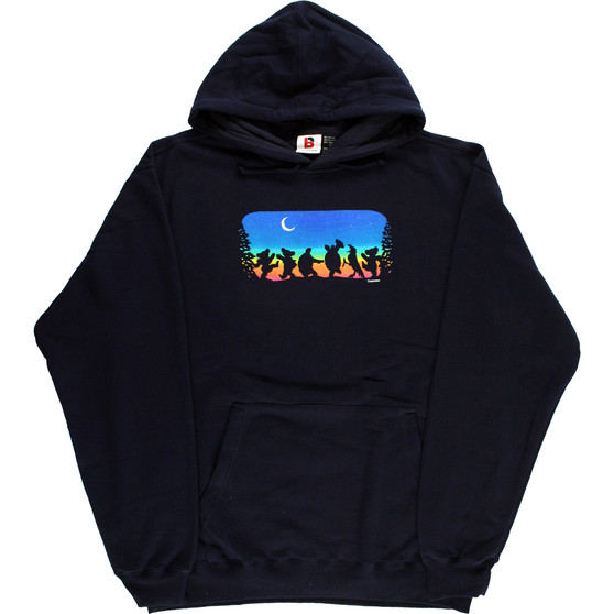 Liquid Blue Moon Dance Navy Hoodie