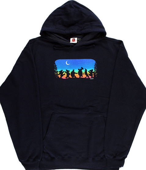 liquid blue Moon Dance Navy Hoodie