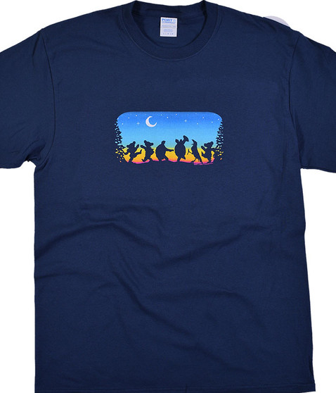 liquid blue Moondance Navy T-Shirt