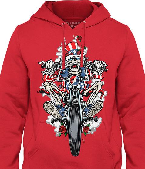 liquid blue Moto Sam Hoodie