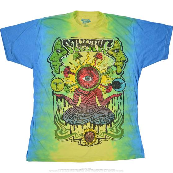 Liquid Blue Mystic Poly-Cotton Tie-Dye T-Shirt