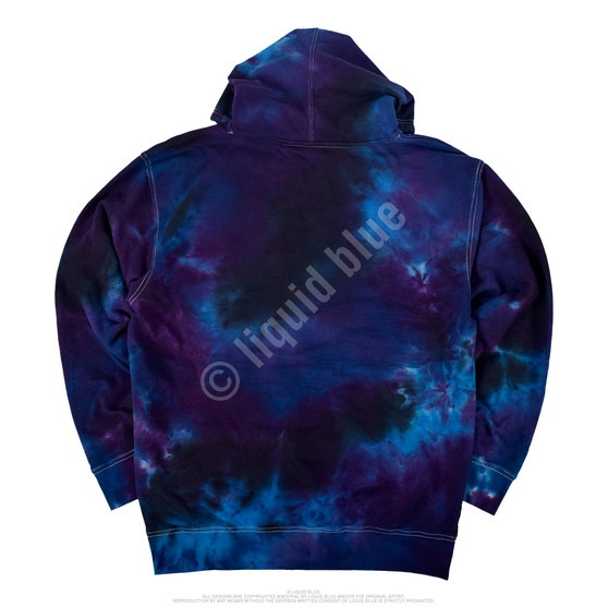 Liquid Blue Mystical Stealie Tie-Dye Hoodie