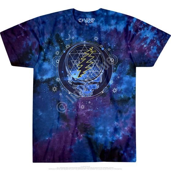 Liquid Blue Mystical Stealie Tie-Dye T-Shirt