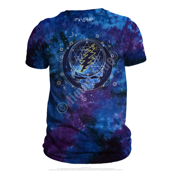 Liquid Blue Mystical Stealie Tie-Dye T-Shirt