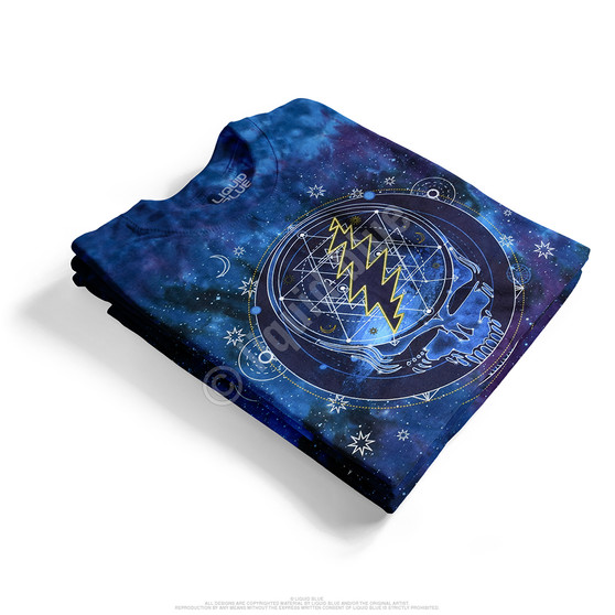 Liquid Blue Mystical Stealie Tie-Dye T-Shirt