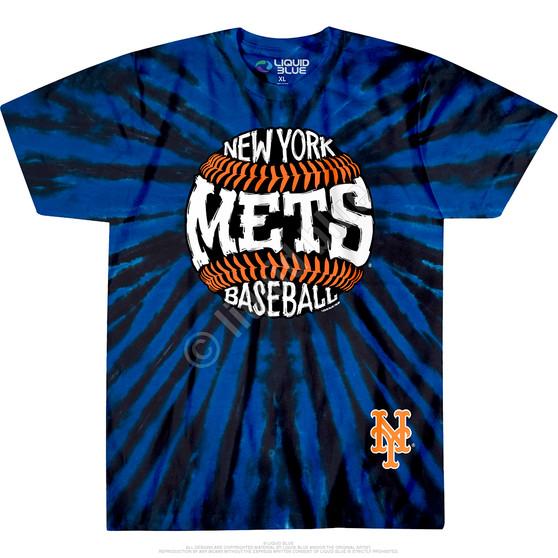 Liquid Blue New York Mets Burst Tie-Dye T-Shirt