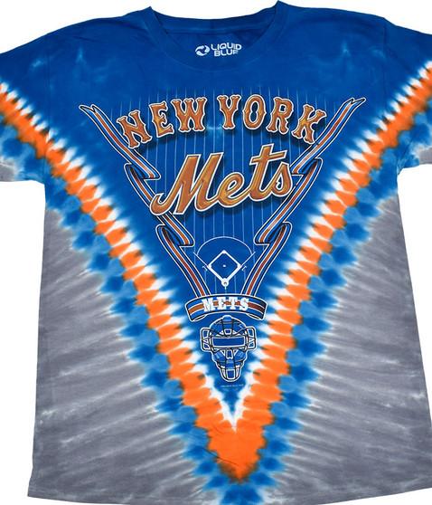 liquid blue New York Mets V Tie-Dye T-Shirt