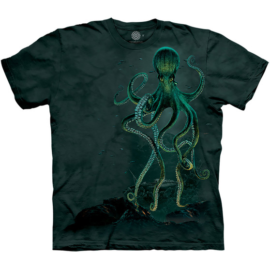 Liquid Blue Octopus Classic Cotton T-Shirt