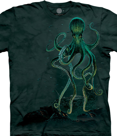 liquid blue Octopus Classic Cotton T-Shirt