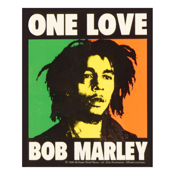 Liquid Blue One Love Sticker