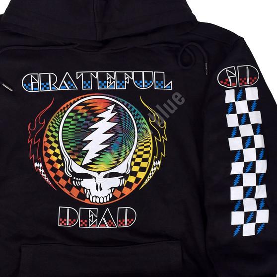 Liquid Blue Optic SYF Black Sleeve Printed Hoodie