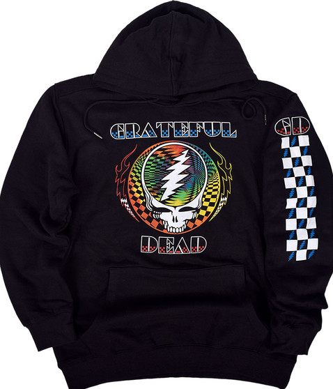 liquid blue Optic SYF Black Sleeve Printed Hoodie