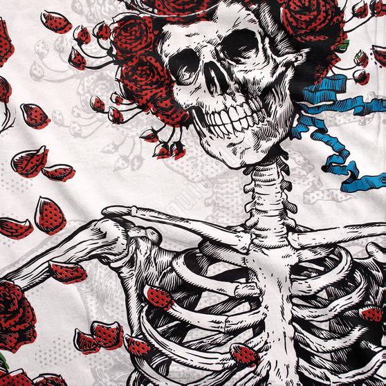 Liquid Blue Original Woodcut White T-Shirt