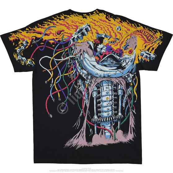 Liquid Blue Overload Black T-Shirt