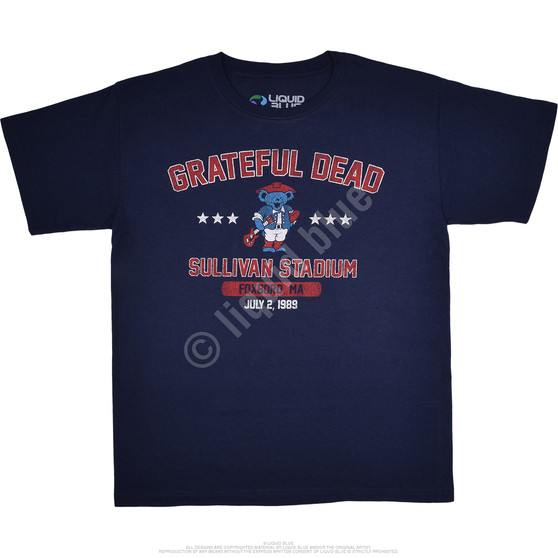 Liquid Blue Patriot Dead Navy T-Shirt