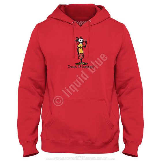Liquid Blue Peace Dead Is Better Hoodie
