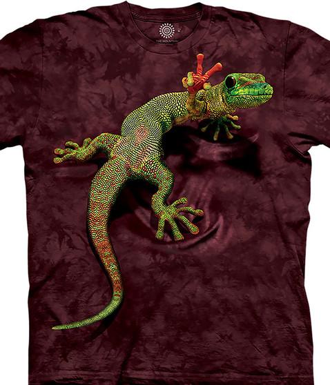 liquid blue Peace Out Gecko Kids' T-Shirt