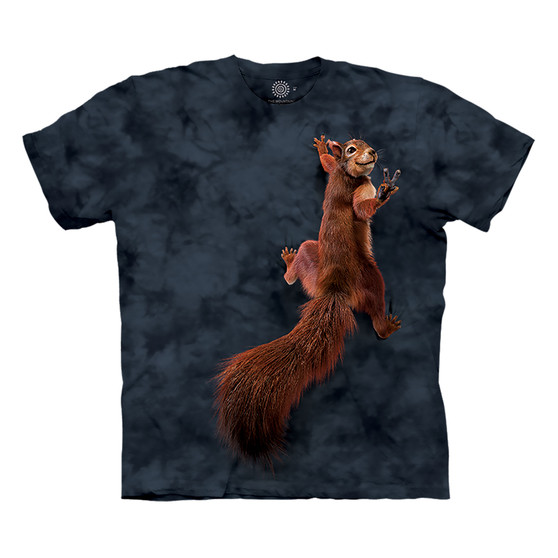 Liquid Blue Peace Squirrel Classic Cotton T-Shirt