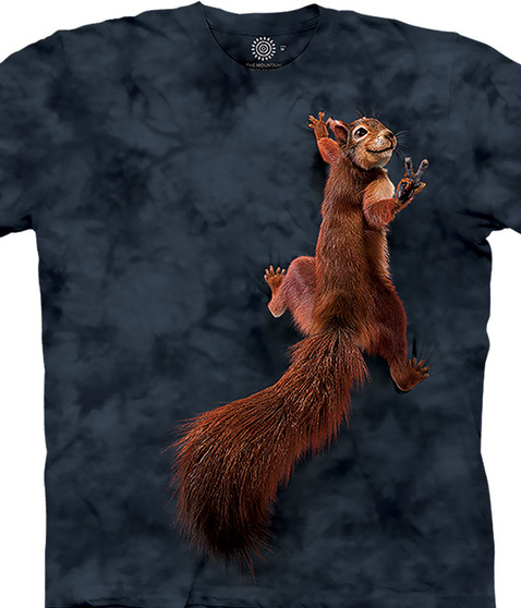 liquid blue Peace Squirrel Classic Cotton T-Shirt