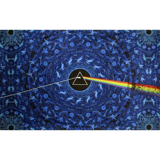 Liquid Blue PF Dark Side Lyric 3D Tapestry