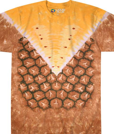 liquid blue Pineapple Tie-Dye T-Shirt