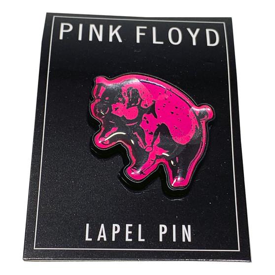 Liquid Blue Pink Floyd Pig Lapel Pin