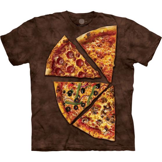 Liquid Blue Pizza Classic Cotton T-Shirt