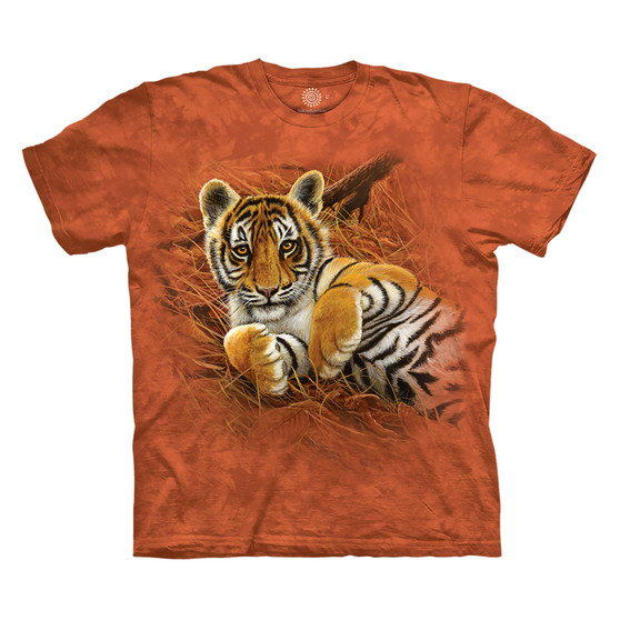 Liquid Blue Playful Tiger Cub Kids' T-Shirt