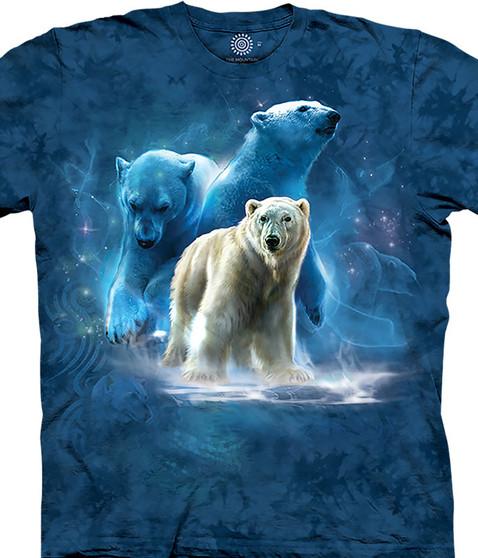 liquid blue Polar Collage Classic Cotton T-Shirt