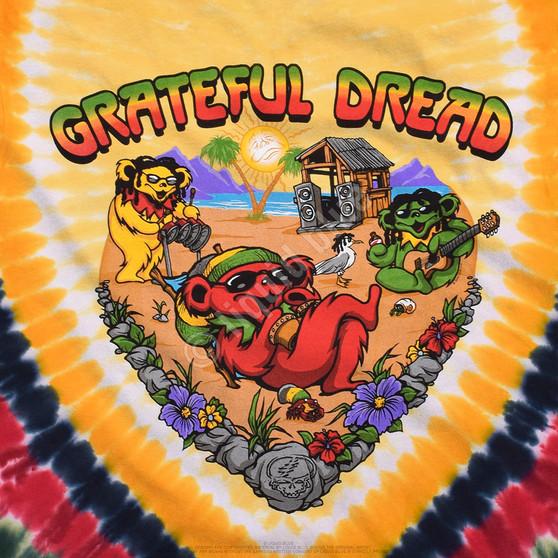 Liquid Blue Positive Vibrations Tie-Dye T-Shirt