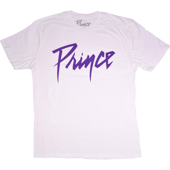 Liquid Blue Prince Purple Logo White T-Shirt