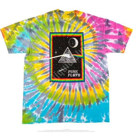 Liquid Blue Prism Moon Tie-Dye T-Shirt