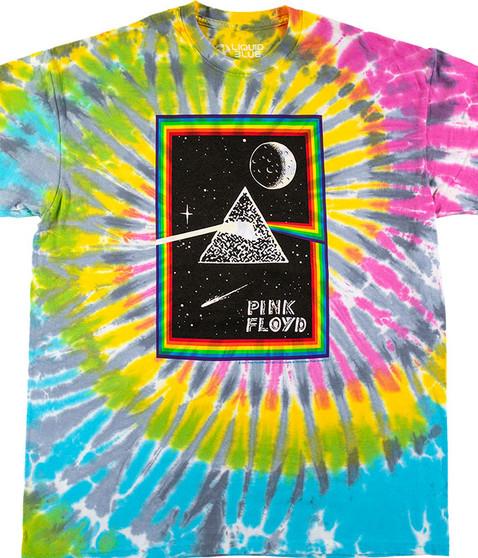 liquid blue Prism Moon Tie-Dye T-Shirt