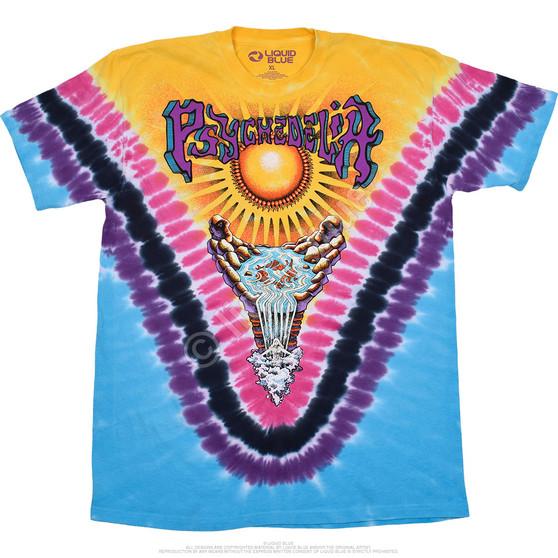 Liquid Blue Psychedelia Tie-Dye T-Shirt