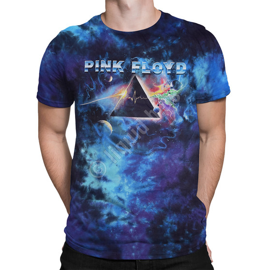 Liquid Blue Pulsar Prism Tie-Dye T-Shirt