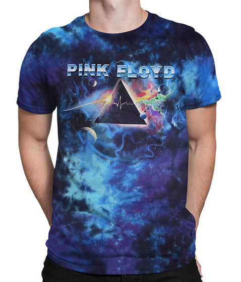 liquid blue Pulsar Prism Tie-Dye T-Shirt