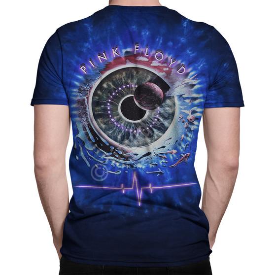 Liquid Blue Pulse Concentric Tie-Dye T-Shirt
