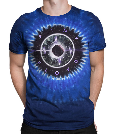 liquid blue Pulse Concentric Tie-Dye T-Shirt
