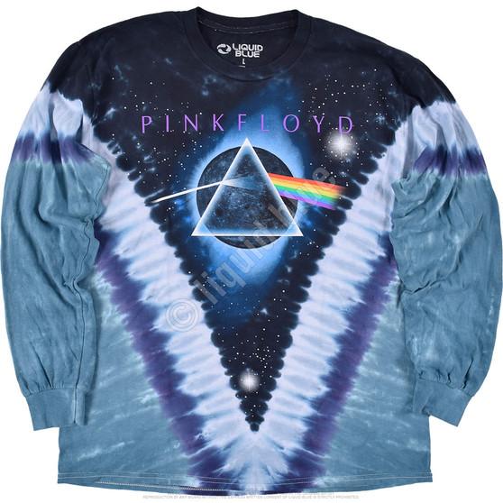 Liquid Blue Pyramid V Tie-Dye Long Sleeve T-Shirt