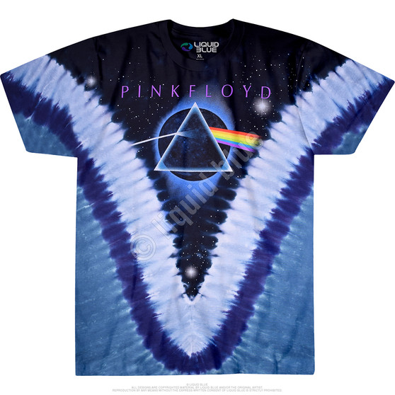 Liquid Blue Pyramid V Tie-Dye T-Shirt