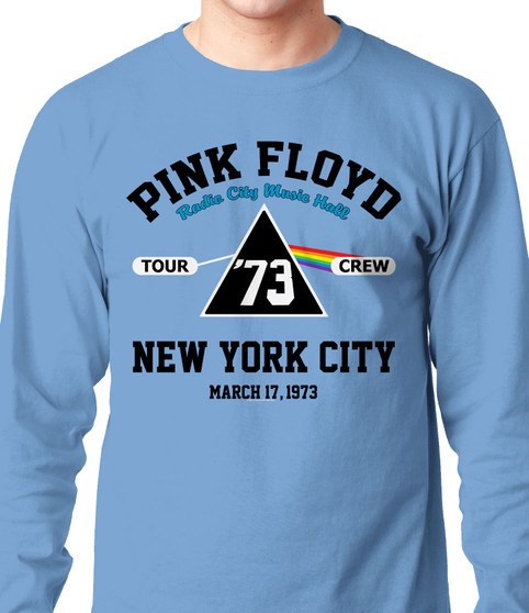 liquid blue Radio City Crew Long Sleeve T-Shirt