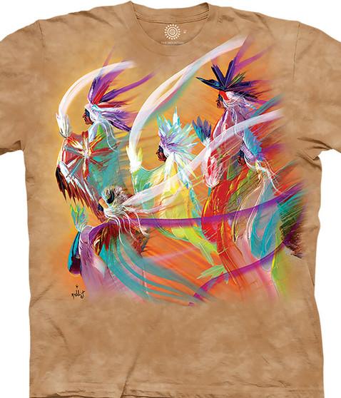 liquid blue Rainbow Dance Classic Cotton T-Shirt