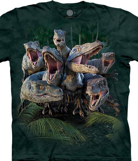 liquid blue Raptor Gang Kids' T-Shirt