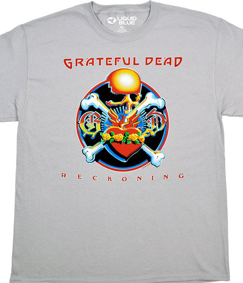 liquid blue Reckoning Grey T-Shirt