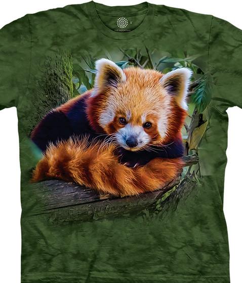 liquid blue Red Panda Classic Cotton T-Shirt