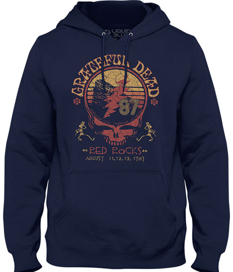 liquid blue Red Rocks 87 Navy Hoodie