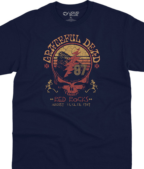 liquid blue Red Rocks 87 Navy T-Shirt