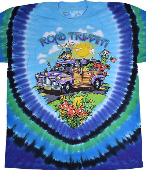 liquid blue Road Trippin' Tie-Dye T-Shirt